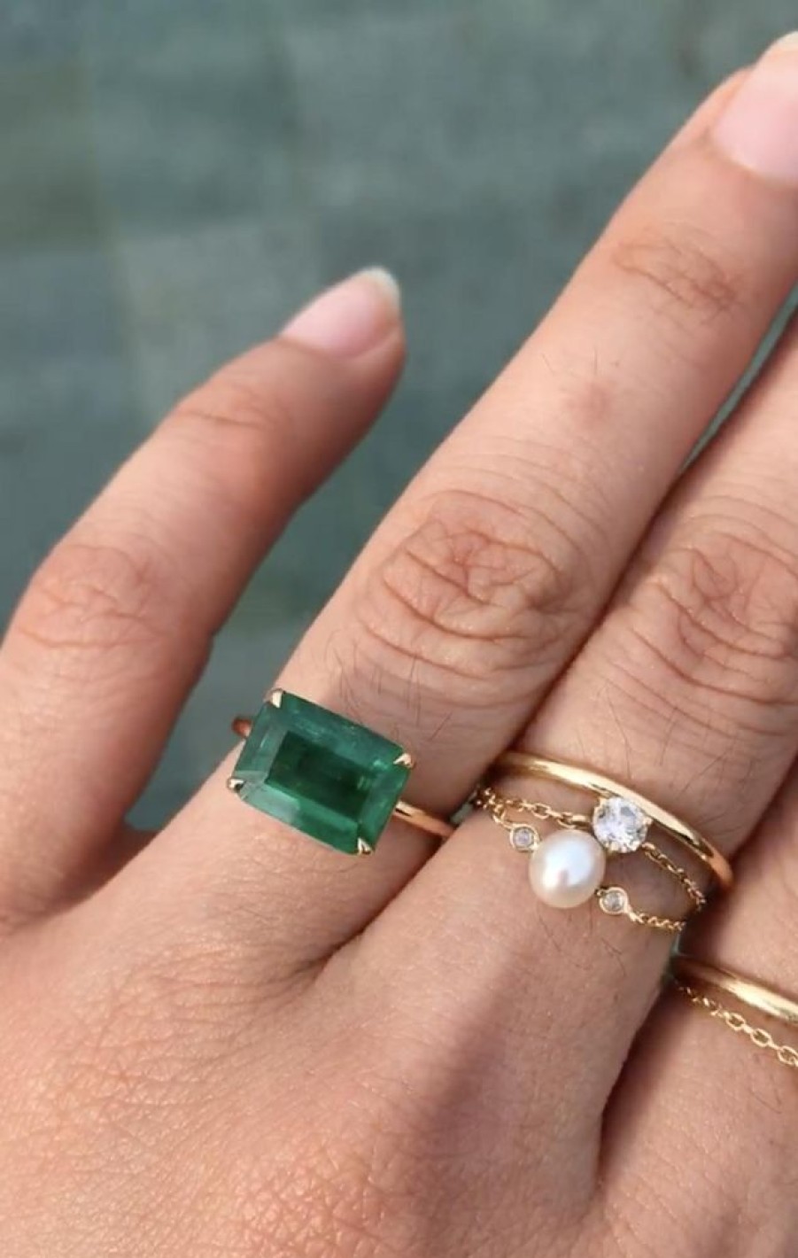 Jewelry YI Collection Something Bigger | Emerald Supreme Ring