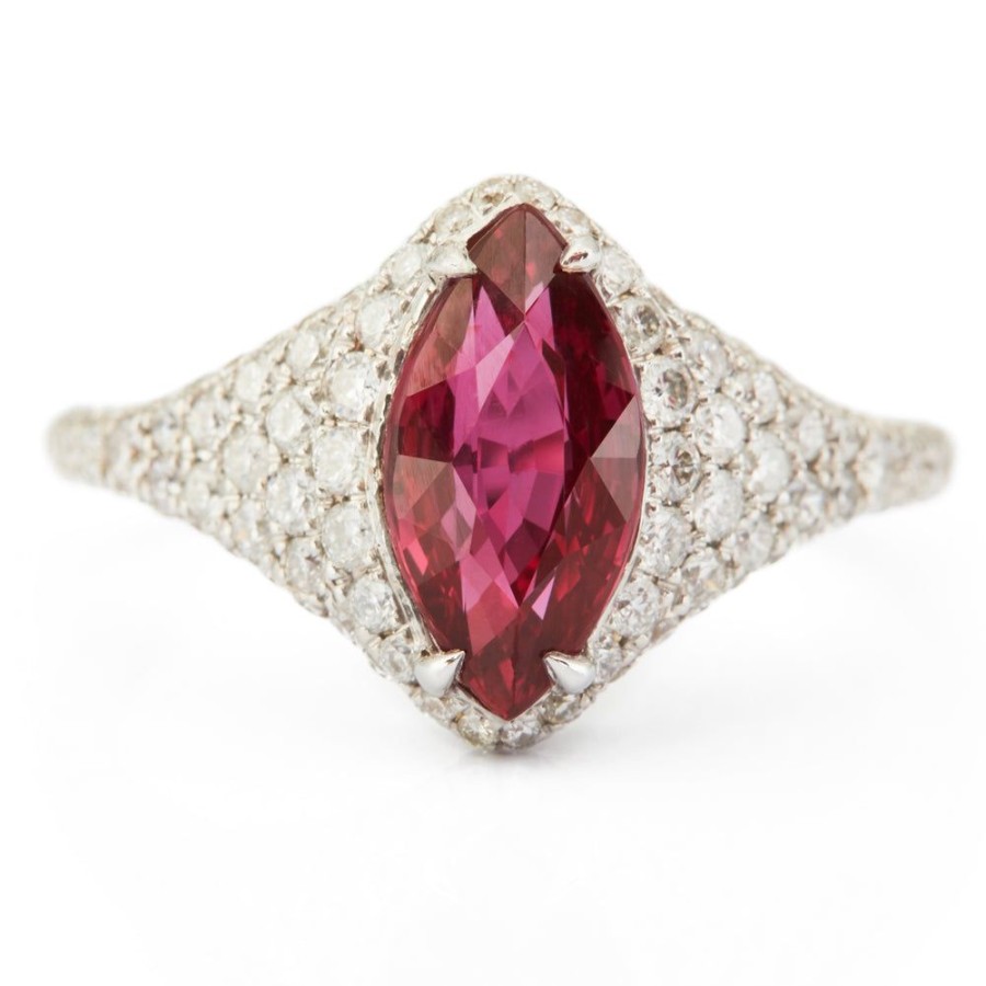 Jewelry YI Collection | Ruby & Diamond Apex Ring