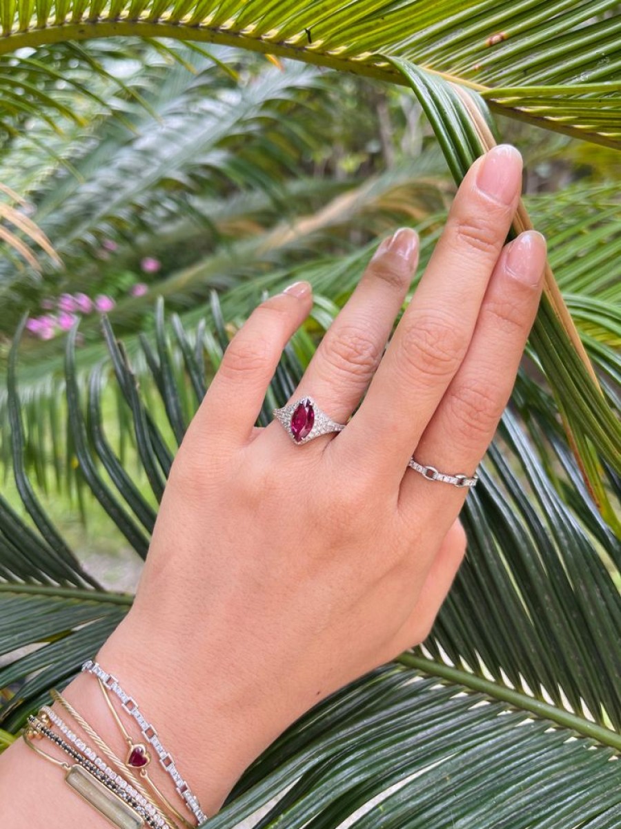 Jewelry YI Collection | Ruby & Diamond Apex Ring