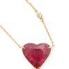 Jewelry YI Collection | Rubellite Coeur Supreme Necklace