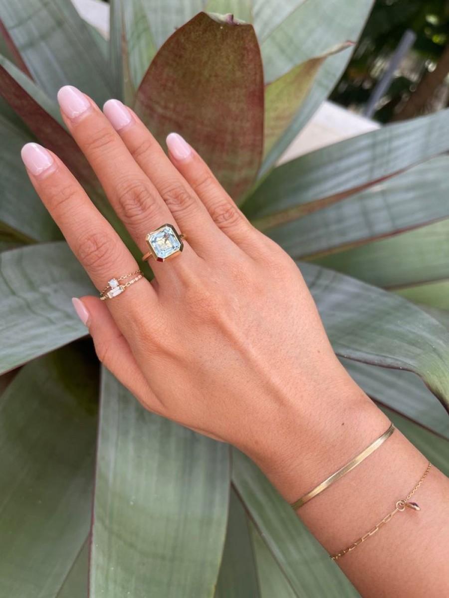 Jewelry YI Collection | Aquamarine Nouveau Supreme Ring