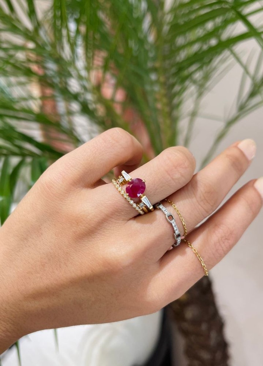 Jewelry YI Collection | Ruby & Diamond Eternal Ring