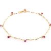 Jewelry YI Collection | Ruby Dot Paperclip Bracelet