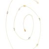 Jewelry YI Collection | Sapphire Rainbow Baguette Candy Necklace