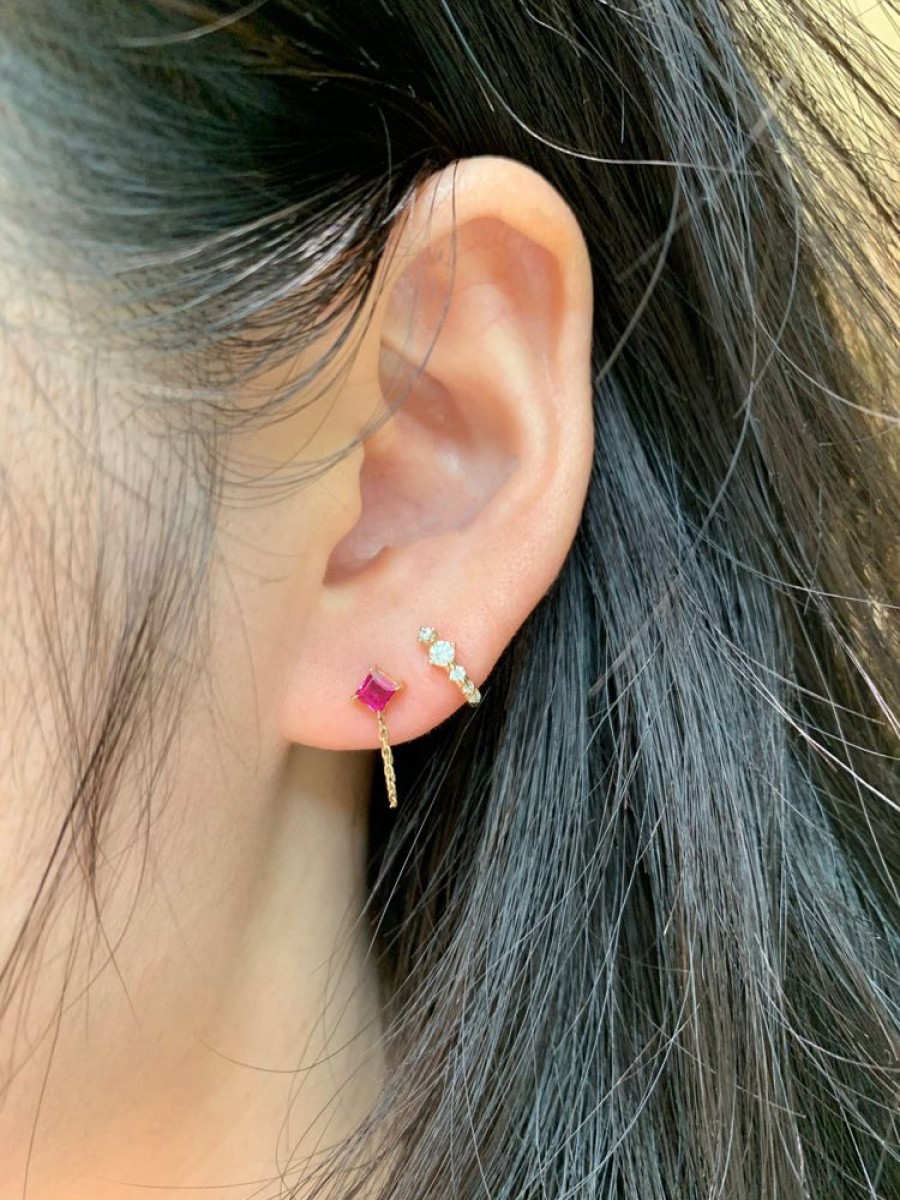 Jewelry YI Collection | Ruby Chain Earring