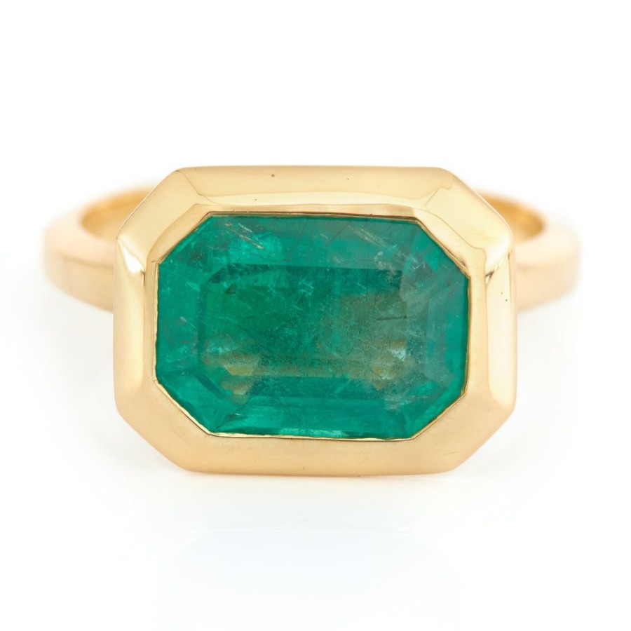 Jewelry YI Collection Something Bigger | Emerald Nouveau Supreme Ring