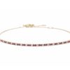 Jewelry YI Collection | Ruby& Diamond Bar Bracelet