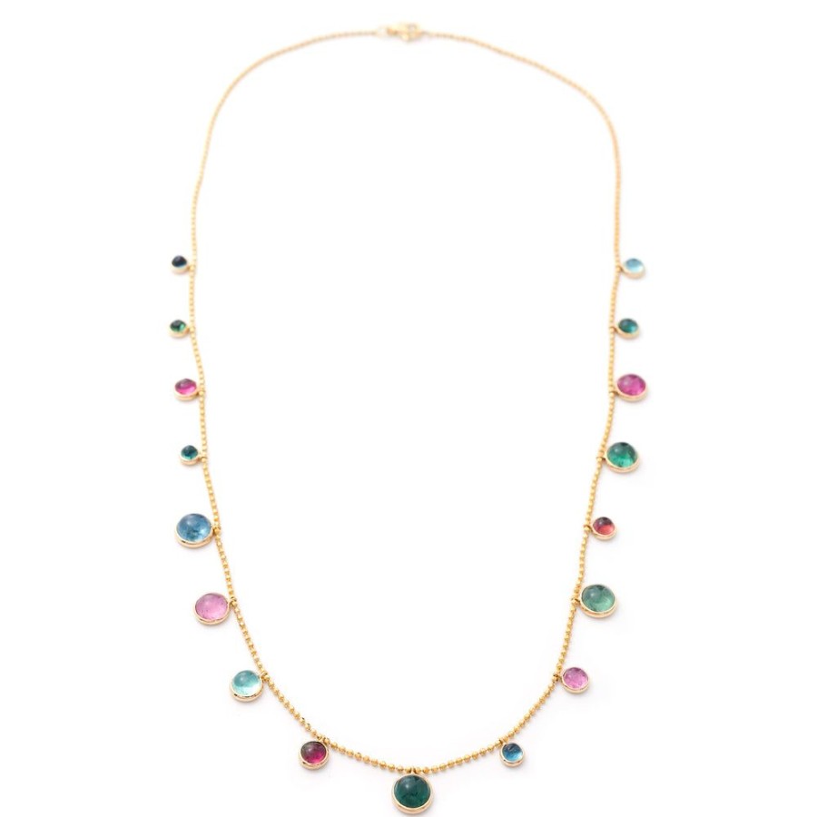 Jewelry YI Collection | Indicolite & Rubellite Eos Necklace