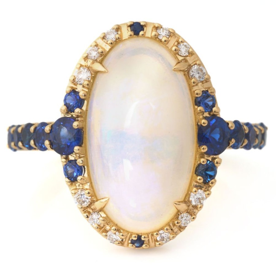 Jewelry YI Collection Something Bigger | Jelly Opal, Sapphire & Diamond Nexus Ring