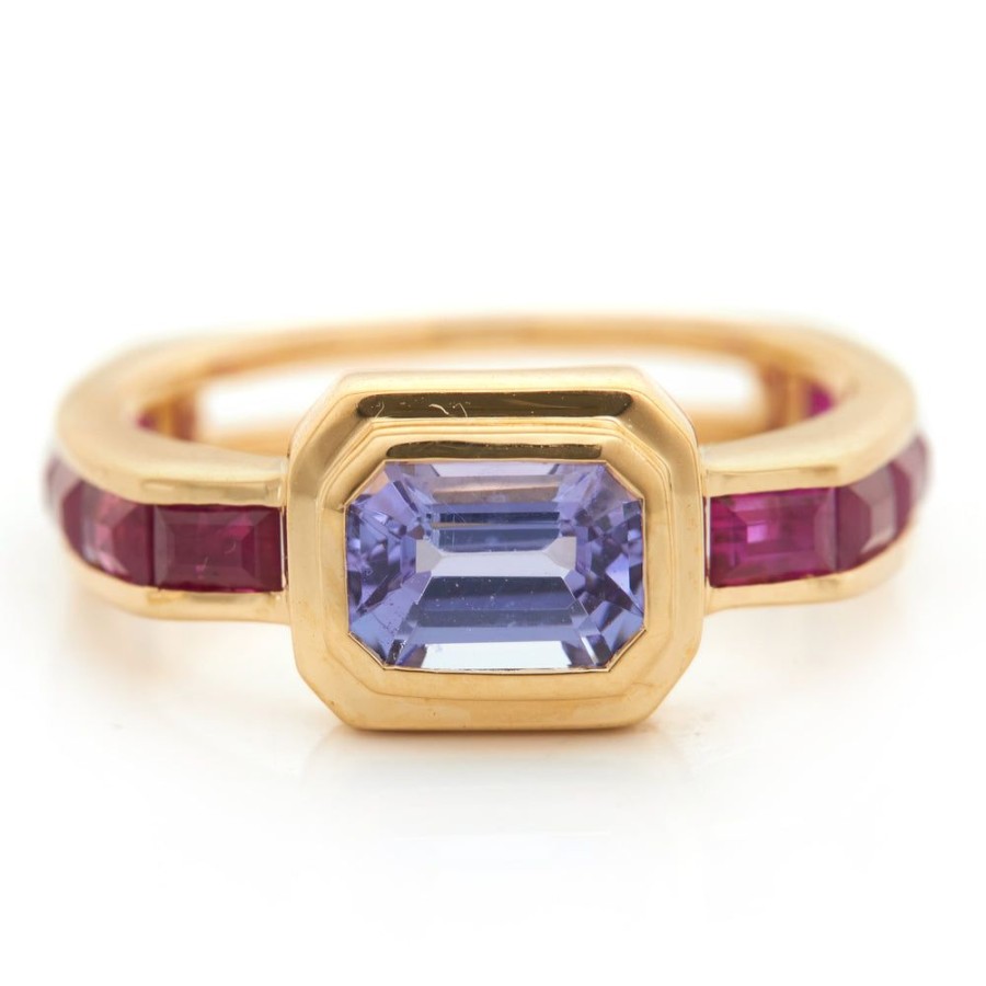 Jewelry YI Collection | Tanzanite & Ruby Circa Ring