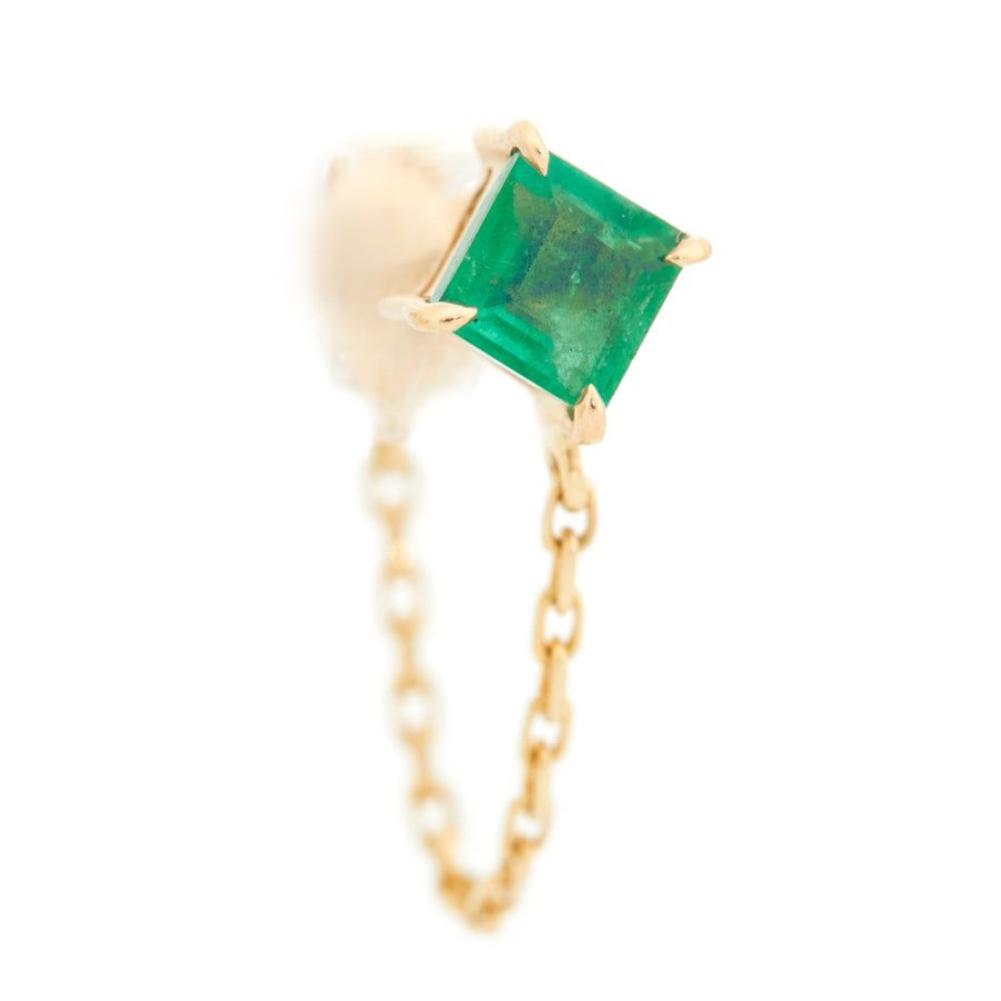 Jewelry YI Collection | Emerald Chain Earring