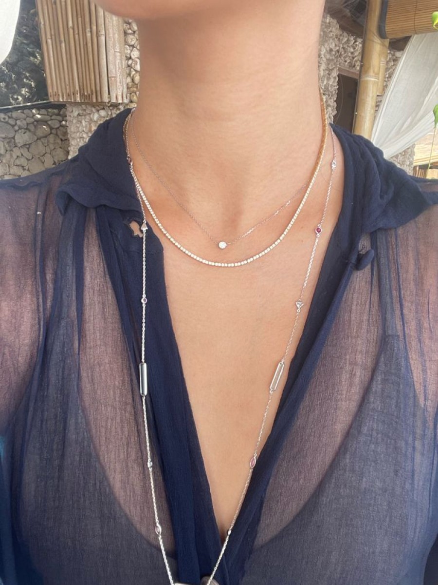 Jewelry YI Collection | Aquamarine Icicles Necklace