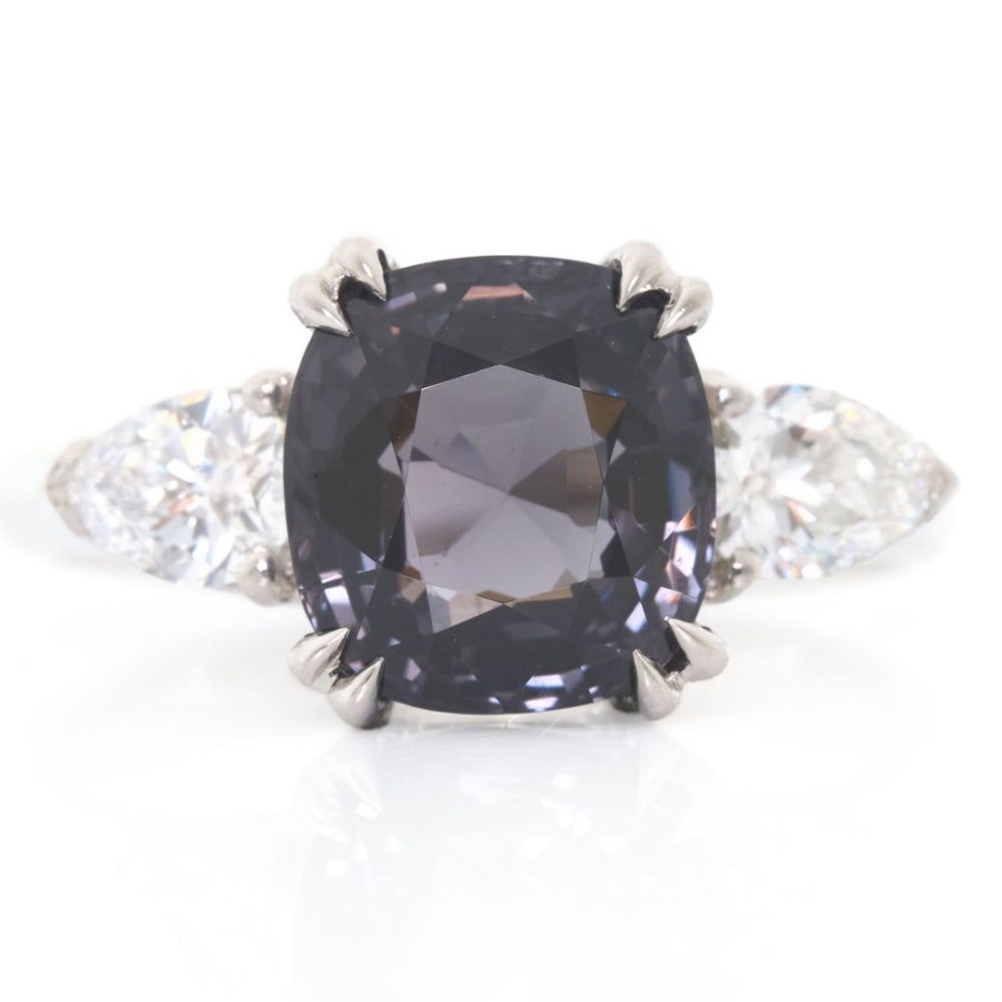 Jewelry YI Collection Something Bigger | Grey Spinel & Diamond Forever Love Ring