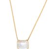 Jewelry YI Collection | White Topaz Leya Necklace