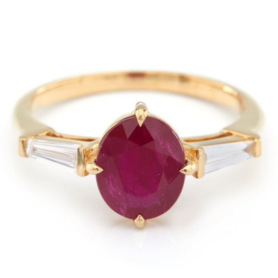 Jewelry YI Collection Something Bigger | Ruby & Diamond Eternal Ring