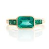 Jewelry YI Collection Something Bigger | Five Emeralds Ring