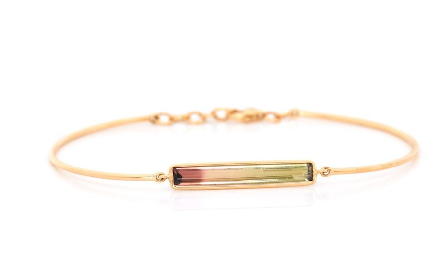 Jewelry YI Collection | Watermelon Tourmaline Bangle