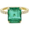 Jewelry YI Collection Something Bigger | Emerald And Diamond Ring