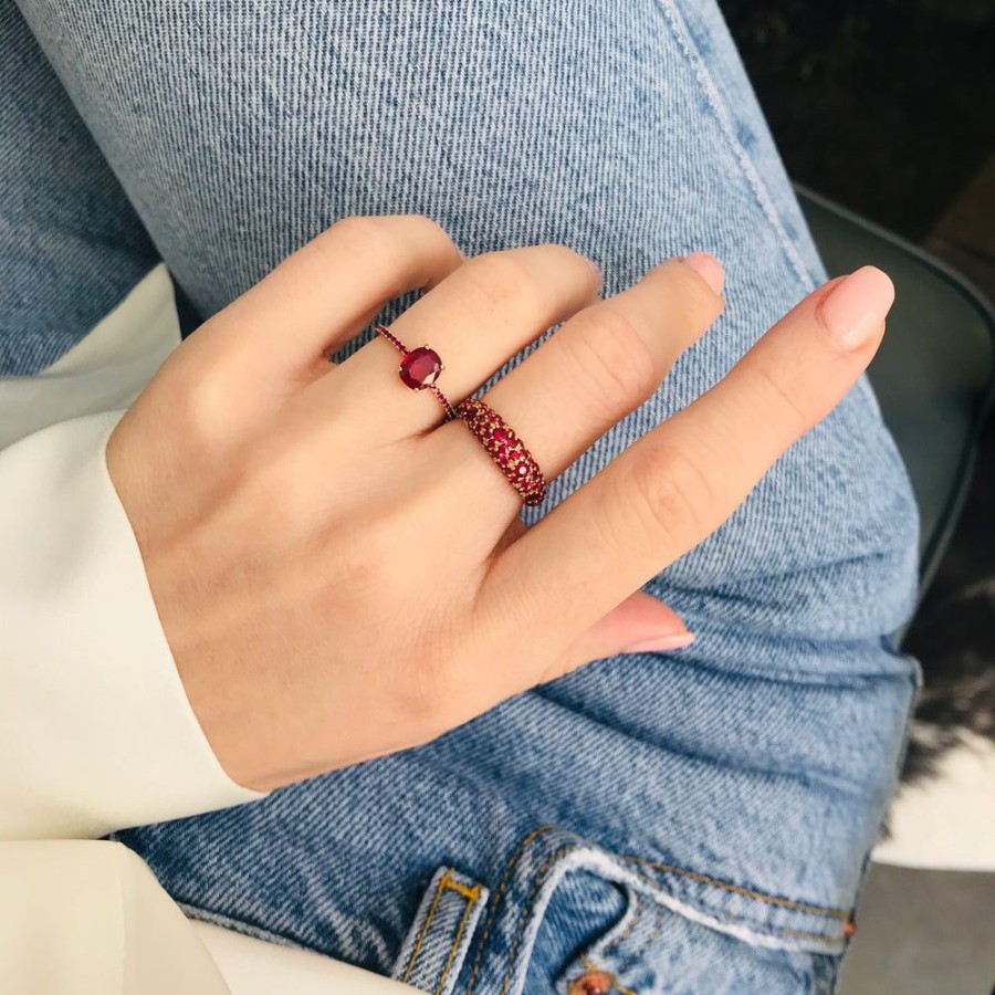 Jewelry YI Collection Something Bigger | Ruby Pomegranate Ring