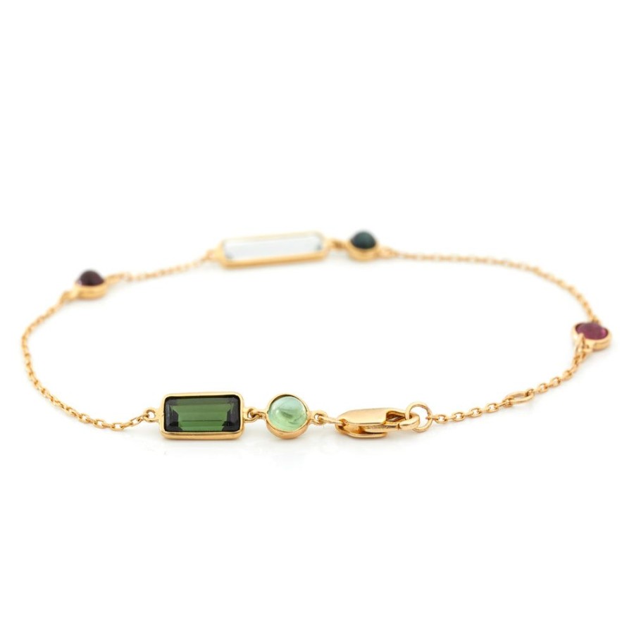 Jewelry YI Collection | Tourmaline & Aquamarine Candy Bracelet