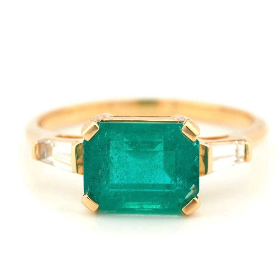 Jewelry YI Collection | Emerald & Diamond Eternal Ring