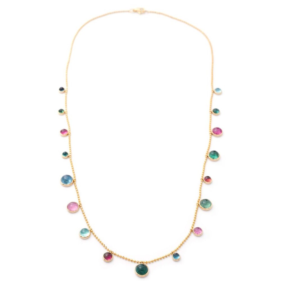 Jewelry YI Collection | Indicolite & Rubellite Eos Necklace