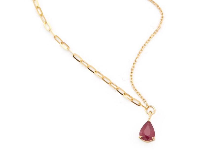 Jewelry YI Collection | Lucky Ruby Duo Necklace