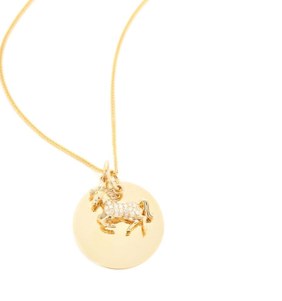 Jewelry YI Collection | Zodiac Horse Pendant Necklace