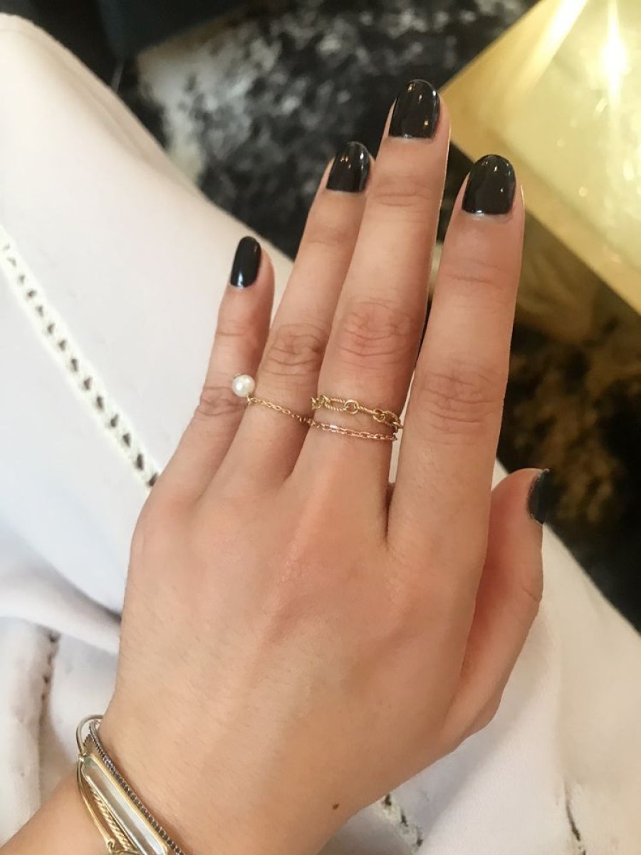 Jewelry YI Collection Chain Rings | Hand Twisted Chain Ring