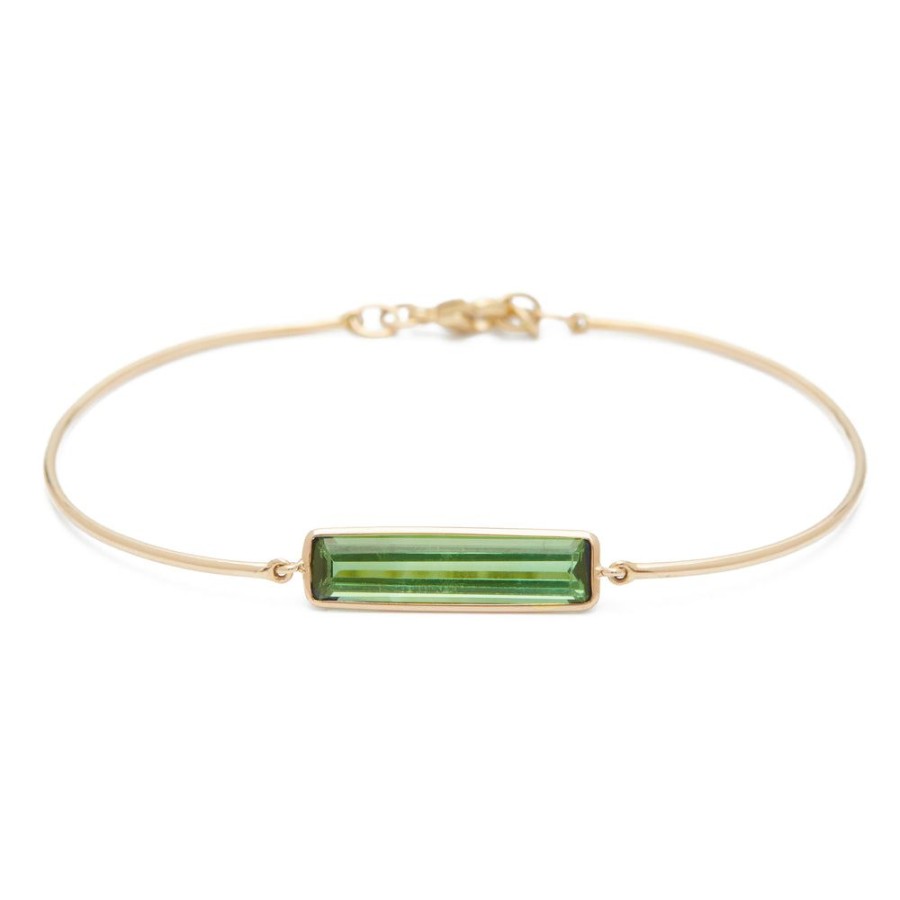 Jewelry YI Collection | Green Tourmaline Bangle