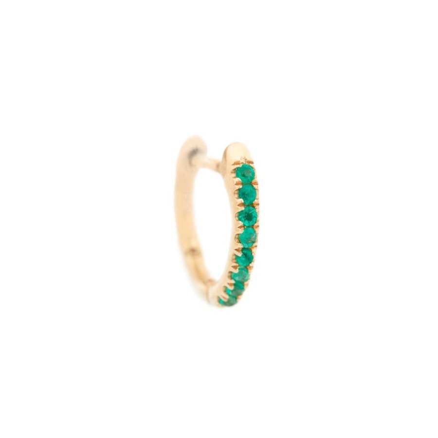 Jewelry YI Collection | Emerald Mini Hoop