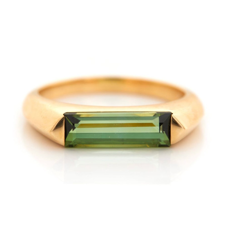 Jewelry YI Collection Something Bigger | Madison Tourmaline Bar Ring