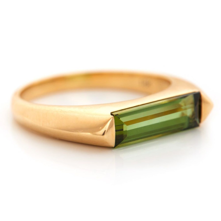 Jewelry YI Collection Something Bigger | Madison Tourmaline Bar Ring