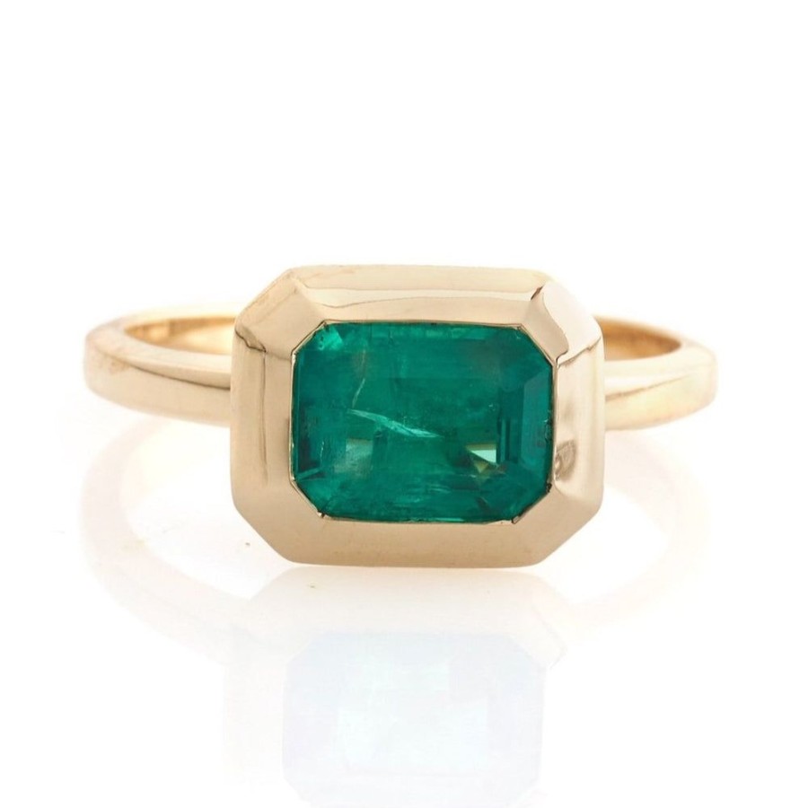 Jewelry YI Collection Something Bigger | Emerald Nouveau Ring