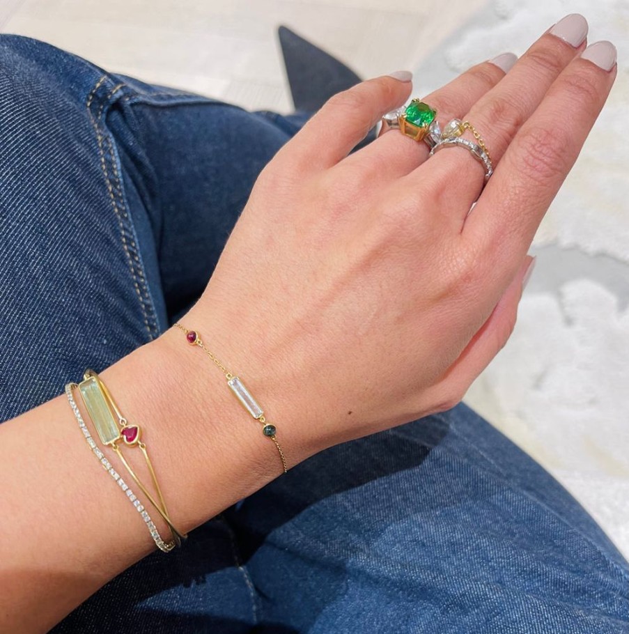 Jewelry YI Collection | Tourmaline & Aquamarine Candy Bracelet