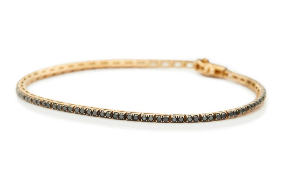 Jewelry YI Collection | Black Diamond Tennis Bracelet