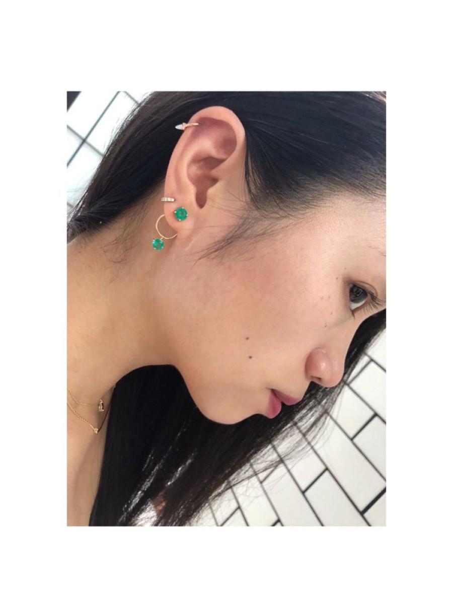 Jewelry YI Collection | Emerald Double Happiness Earrings