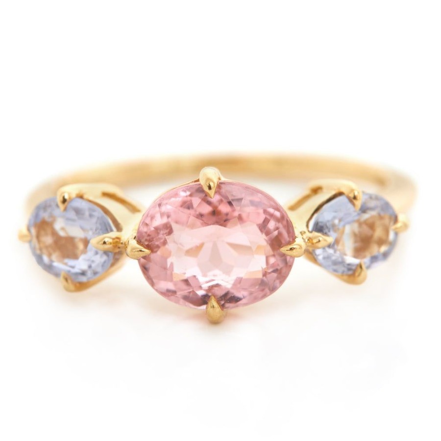 Jewelry YI Collection Something Bigger | Pink Tourmaline & Spinel Macaroon Ring