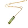 Jewelry YI Collection | Green Tourmaline Lariat Necklace