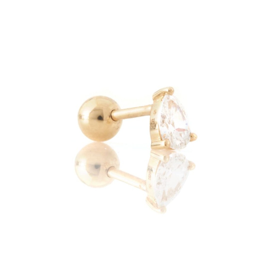 Jewelry YI Collection | Diamond Dewdrop Reversible Earring