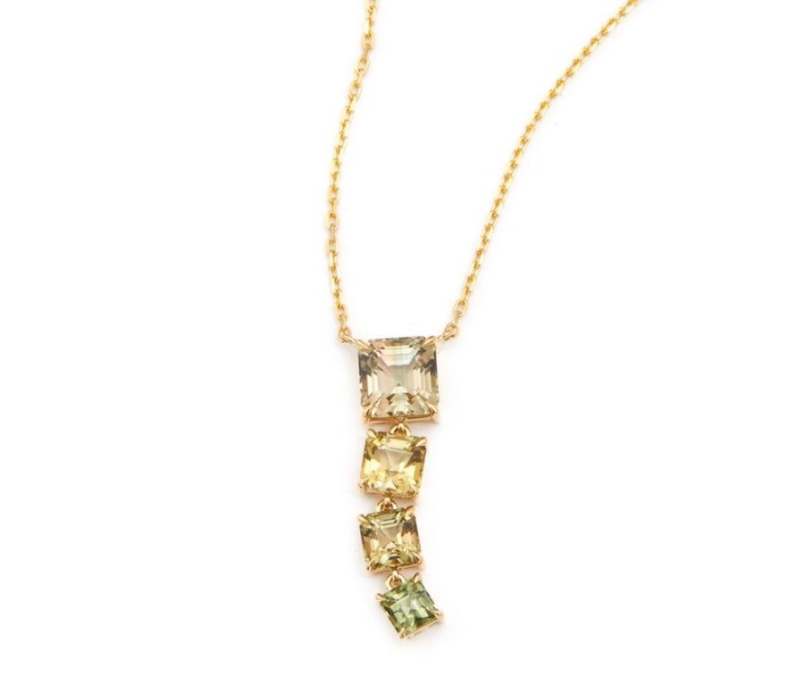 Jewelry YI Collection | Color Change Tourmaline Links Necklace