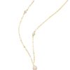 Jewelry YI Collection | Champagne Diamond Dot Necklace