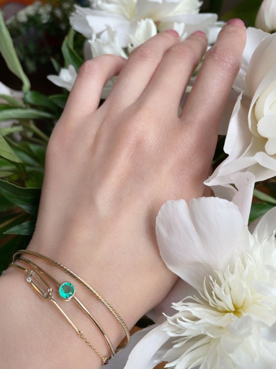 Jewelry YI Collection | Emerald Eternity Bangle