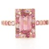 Jewelry YI Collection Something Bigger | Tourmaline Bubble Gum Deco Ring