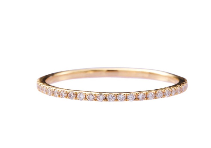 Jewelry YI Collection Diamonds | Diamond Micro Pave Infinite Ring