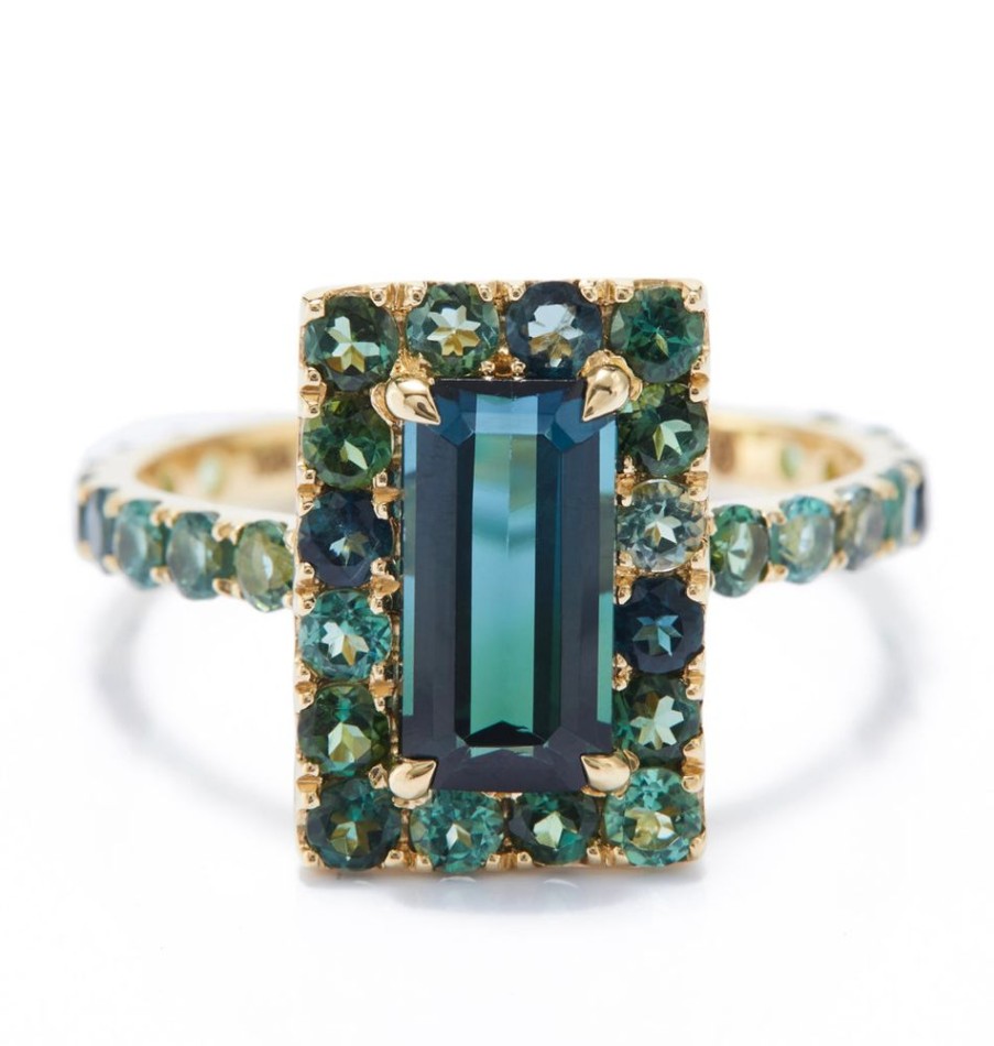 Jewelry YI Collection Something Bigger | Tourmaline Moss Green Ring