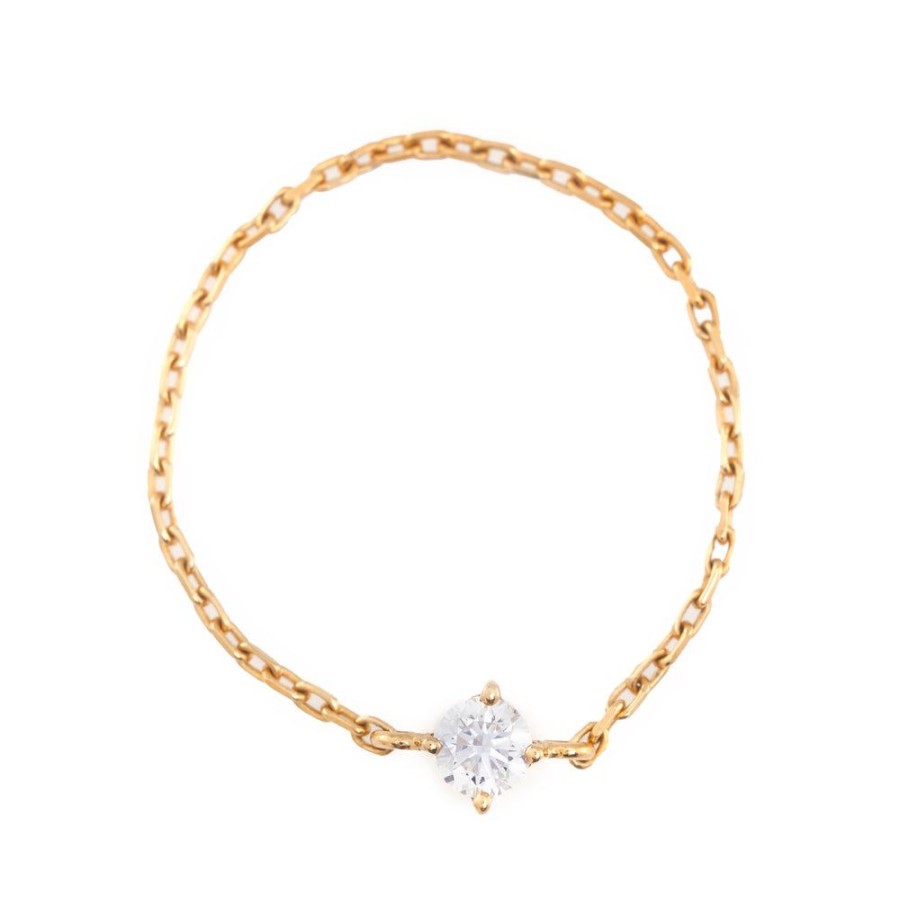 Jewelry YI Collection Diamonds | Diamond Dot Chain Ring