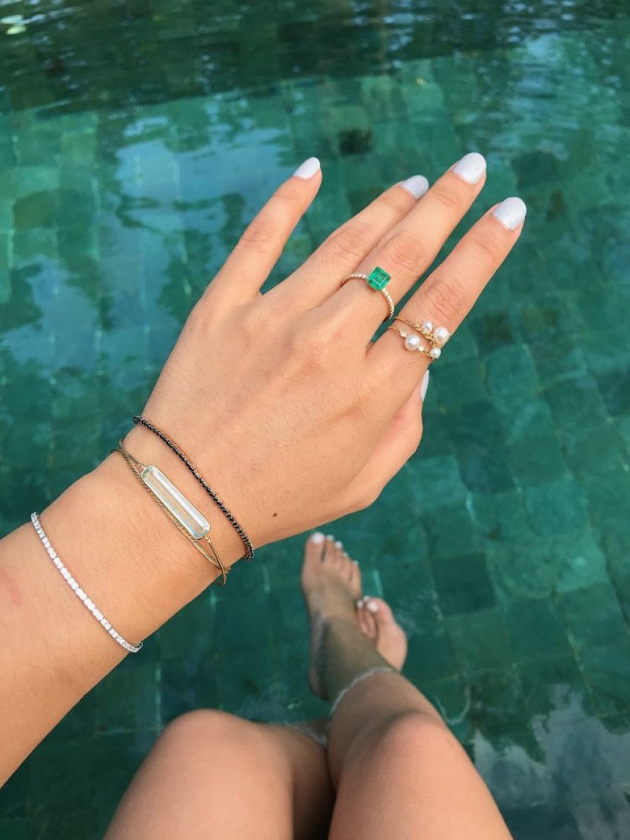 Jewelry YI Collection | Aquamarine Bangle