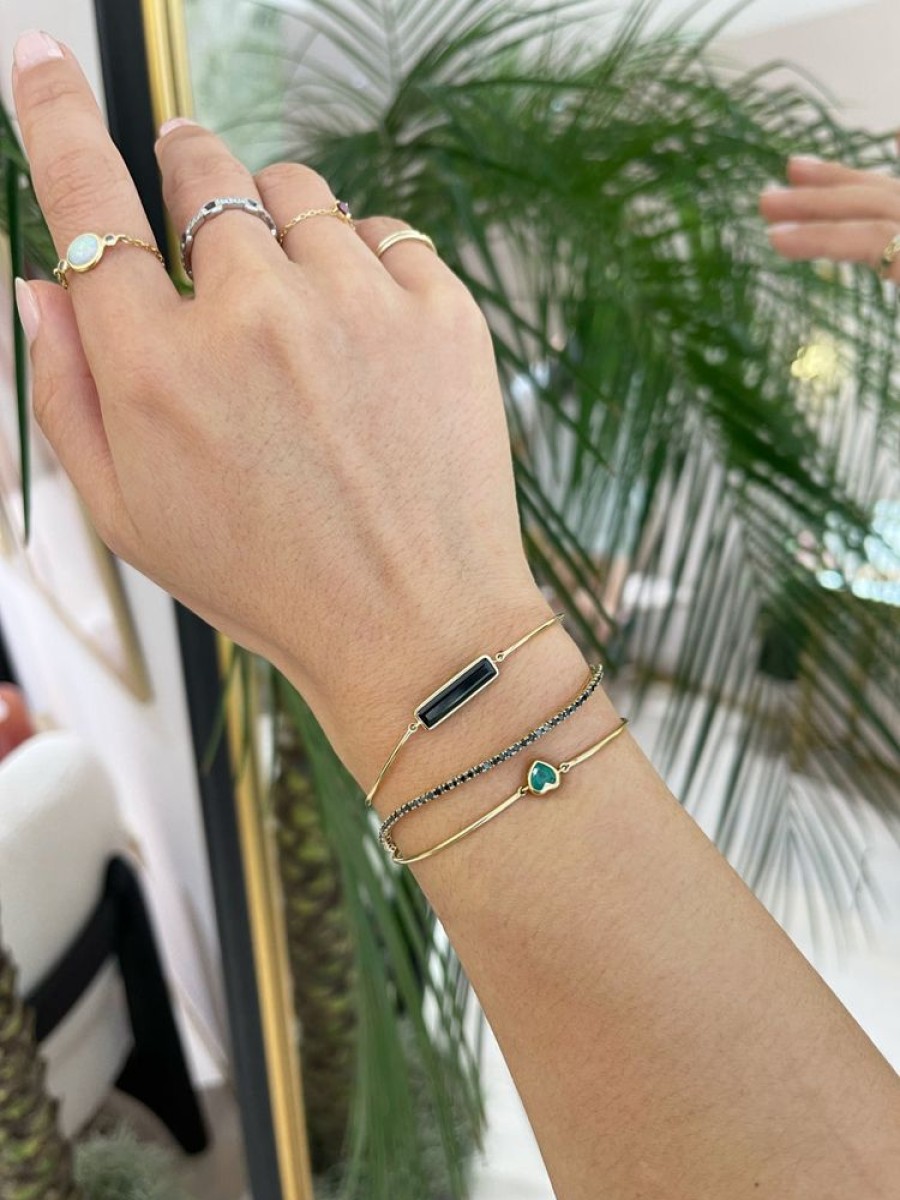 Jewelry YI Collection | Black Tourmaline Protection Bangle