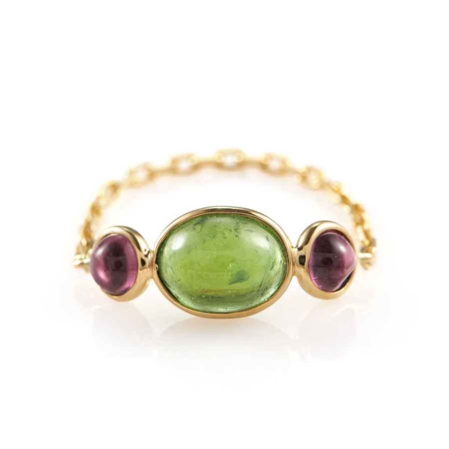 Jewelry YI Collection Chain Rings | Tourmaline Eos Chain Ring